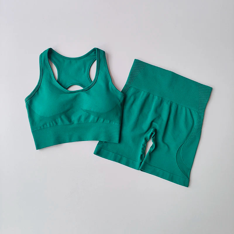 2 PCS Women's Seamless Sexy Sport