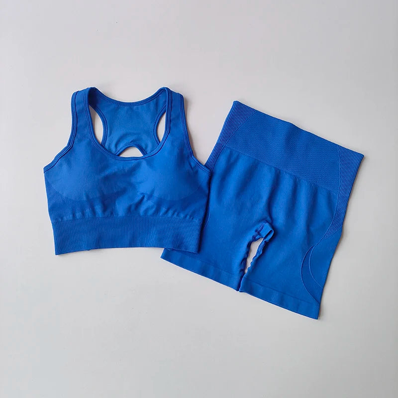2 PCS Women's Seamless Sexy Sport