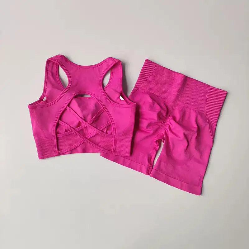 2 PCS Women's Seamless Sexy Sport