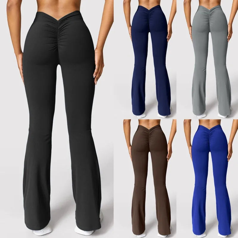 Women V-back Waist Sports Pants